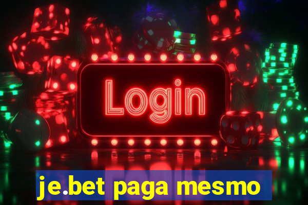 je.bet paga mesmo